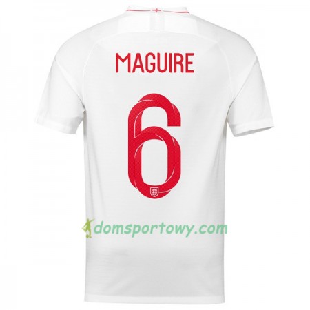 Koszulka Anglia Maguire 6 Domowe Koszulki Piłkarskie Mistrzostwa Świata 2018